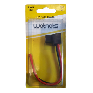 Shop H7 Bulb Holder with Cable – Pearl Wotnots PWN666 for secure headlight connections.
