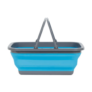 Portable collapsible washing bowl for camping – Easy to store and perfect for dishwashing on the campsite.