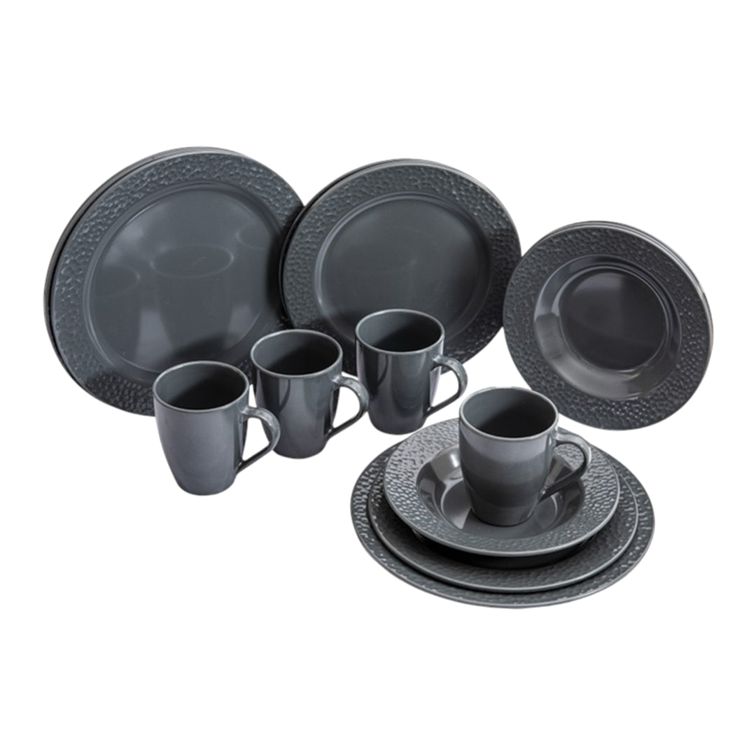 Quest Leisure 16 Piece Camping Dining Set - Graceful Grey