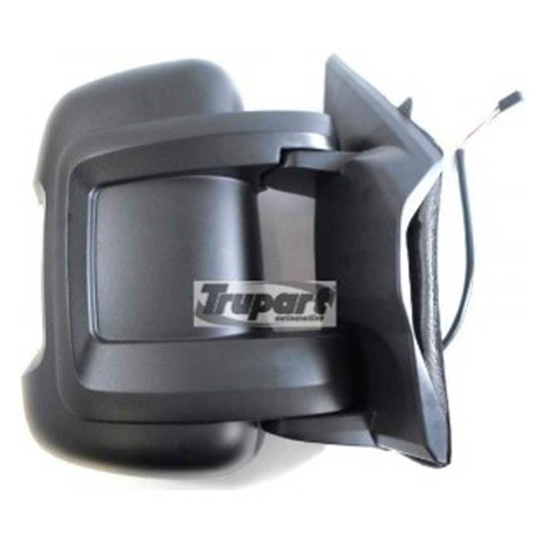 Short arm electric heated door mirror with indicator and blind spot light for Citroën Relay Fiat Ducato and Peugeot Boxer 2021 to 2024