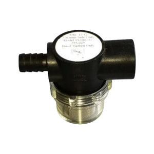 Durable Shurflo 1/2" barb screw-on filter 255-223 for secure water connections