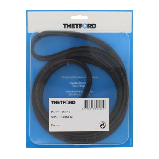 Thetford rubber door seal 26610 for Service Door 5, ensuring a secure and watertight fit.