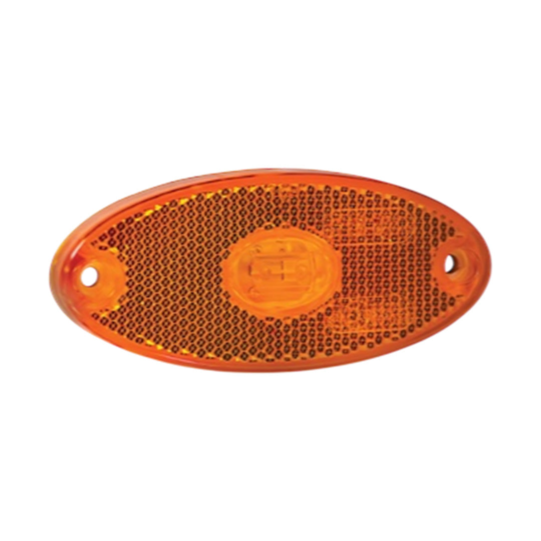 Maypole slim line amber trailer light with reflector and IP66 rating