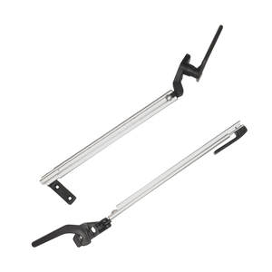 Trigano 280mm caravan window stay with auto screw fix and lever lock