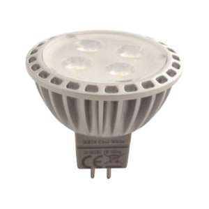vechline 5w gu5.3 mr16 led light bulb in cool white for caravans and motorhomes