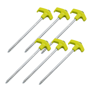 Durable Via Mondo 20.3cm meteor pegs for secure awning and tent setup on hard ground