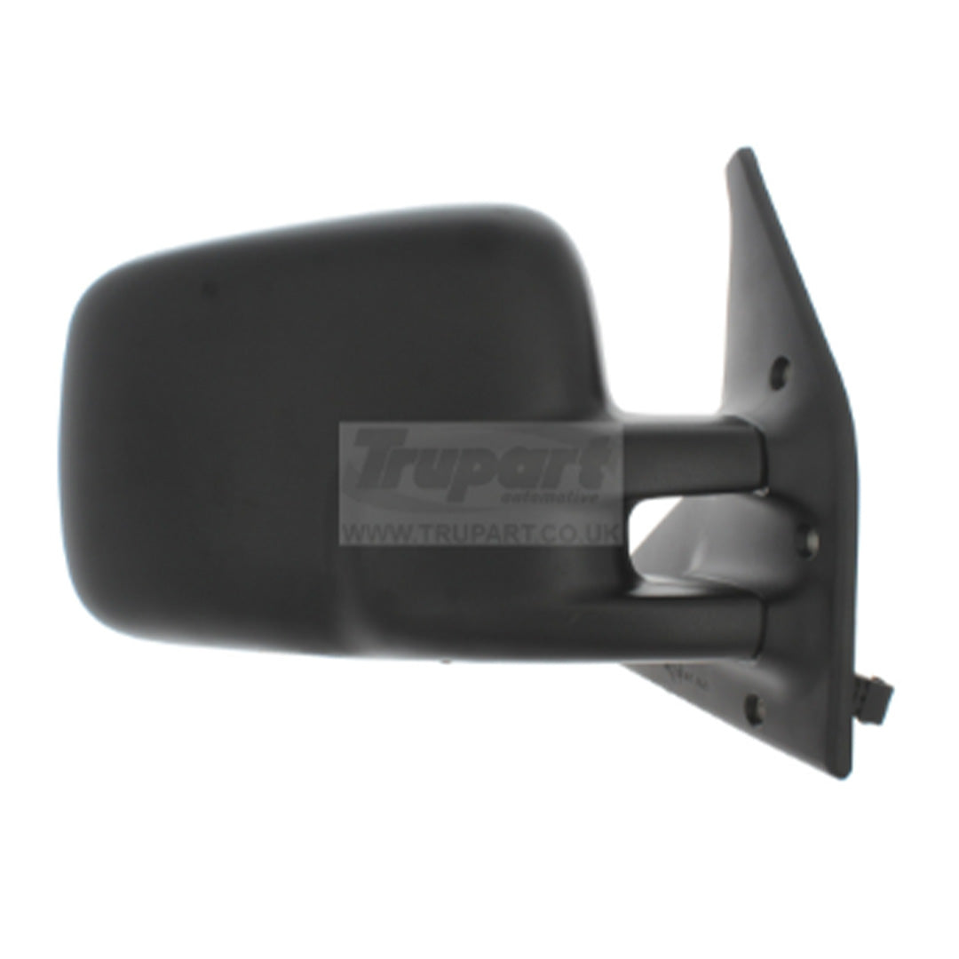 VW Transporter T4 1991-2003 right side electric heated black door mirror with wide aspherical housing