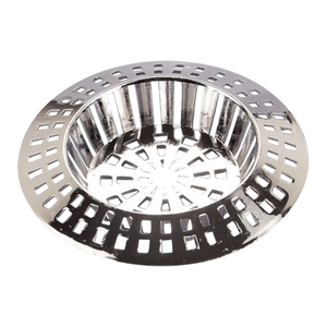 W4 Caravan Sink Waste Strainer 37891, chrome-plated strainer designed for caravan sink drainage
