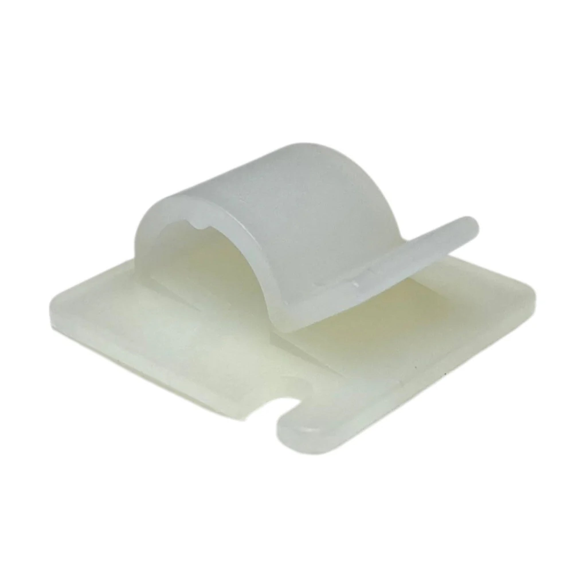 Single W4 self adhesive cable clip for securing small cables in caravans and motorhomes