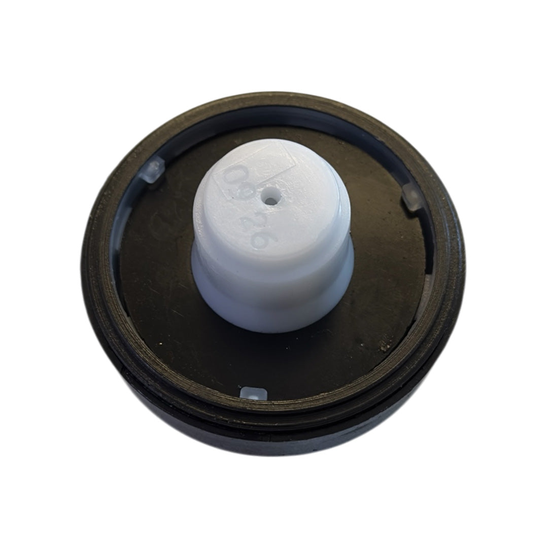 rear view of 80mm water filler cap for caravan and motorhome zadi locking type