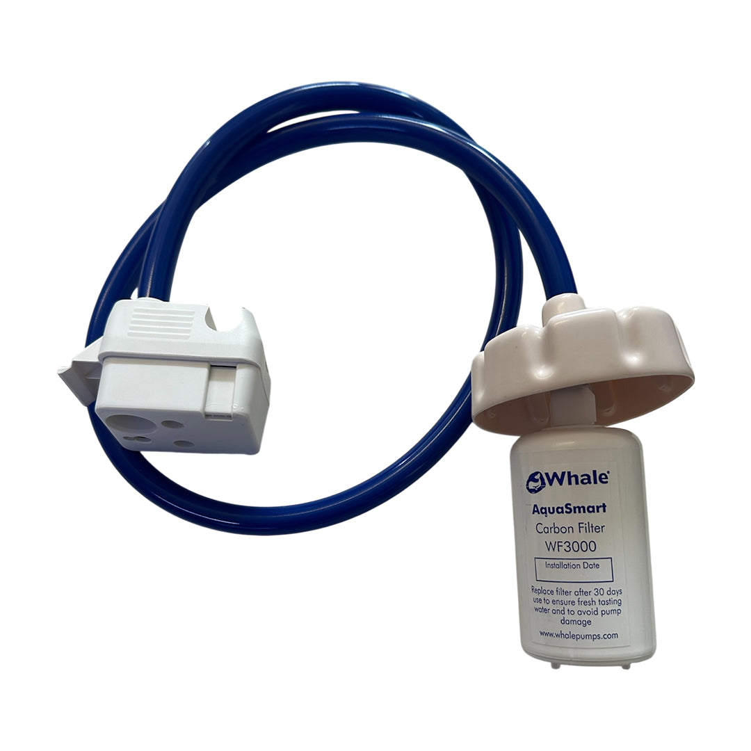 Whale AquaSmart plug-in hose and water filter assembly for caravan and motorhome Watermaster inlets
