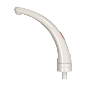 Whale Elegance long outlet in white for RT2007 mixer tap installation