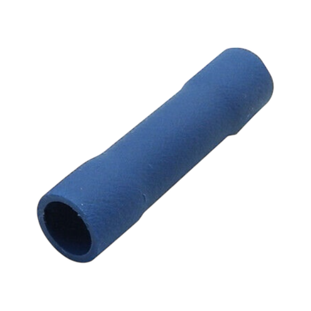 Wotnots 15 Amp Blue Insulated Butt Connector, Pack of 3, designed for reliable electrical connections in caravans and motorhome