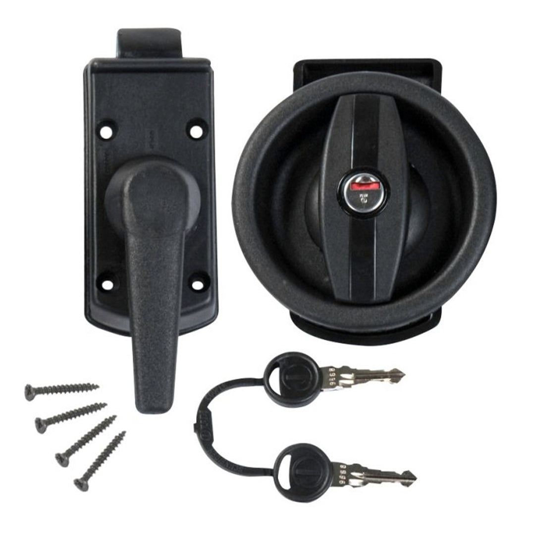 Zadi Vecam complete left hand caravan and motorhome door lock with barrel and 2 keys PO391
