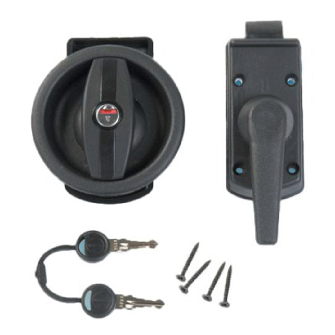 Zadi Vecam complete right hand caravan and motorhome door lock with barrel and 2 keys PO390
