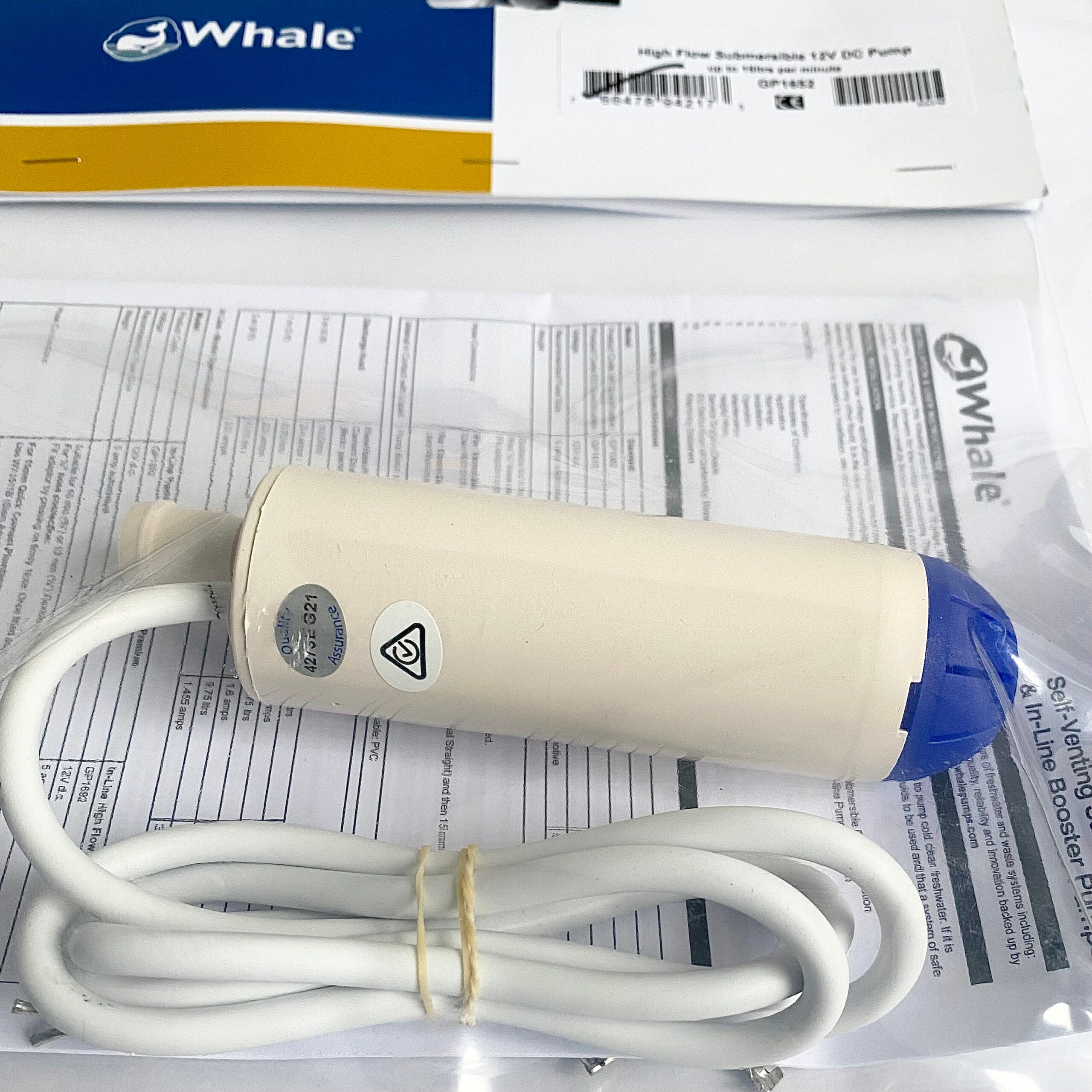 Shop "Whale High Flow Submersible 12V DC Pump" for sale UK online