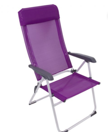 Via Mondo High Back 5 Position Chair Purple