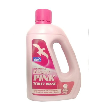 Elsan Pink Toilet Rinse Fluid 2 Ltr
