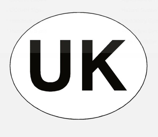 UK Adhesive Sticker