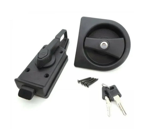 Buy Zadi Door Lock and Handle RH Hand Black for sale UK online - Thomas Touring