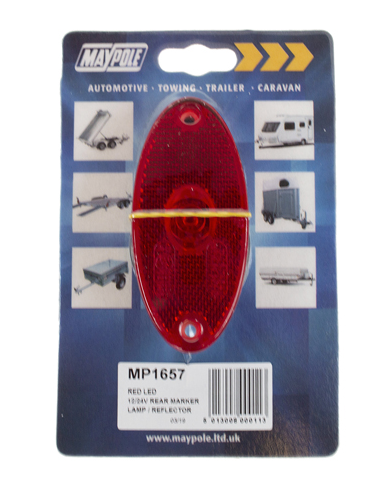 Maypole Red Led Rear Marker Lamp / Reflector