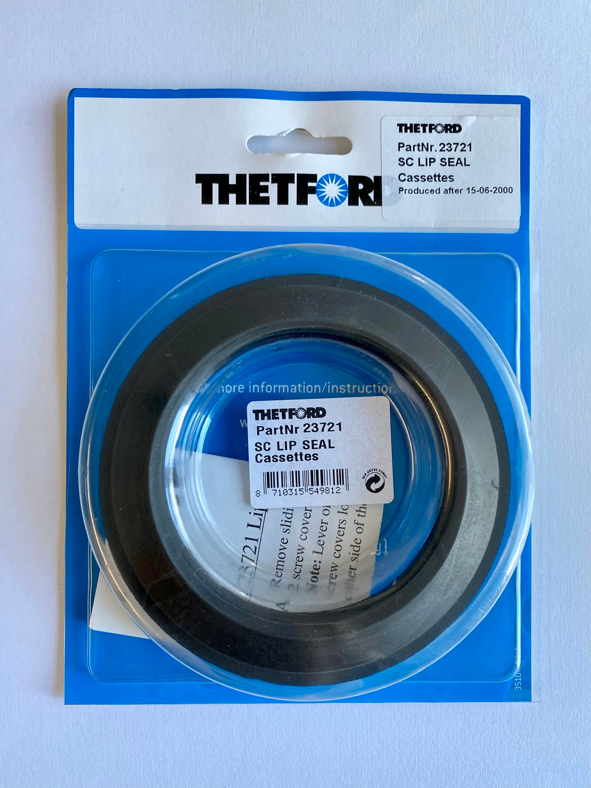 Joint D'Étanchéité Thetford PP145 Pour Toilettes Portables - Diamètre 89mm, Épaisseur 18mm