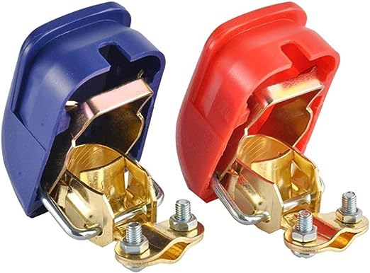 Positive and Negative Quick Release Battery Clamps